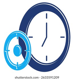 Intention Setting icon represented by focus symbol, watch Dualtone style.