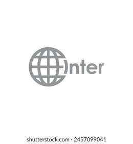 Inter Globe logo icon vector template.eps