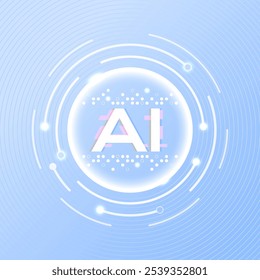 Interagir com inteligência artificial inteligência artificial assistente virtual chatbot no conceito de inteligência artificial AI engenharia prompt, AI profundo aprendizagem para usar IA generativa para o suporte de trabalho.