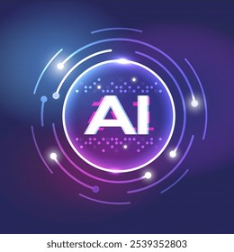 Interagir com inteligência artificial inteligência artificial assistente virtual chatbot no conceito de inteligência artificial AI engenharia prompt, AI profundo aprendizagem para usar IA generativa para o suporte de trabalho.