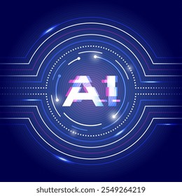 Interagir com inteligência artificial inteligência artificial assistente virtual chatbot no conceito de inteligência artificial AI engenharia prompt, AI profundo aprendizagem para usar IA generativa para o suporte de trabalho.