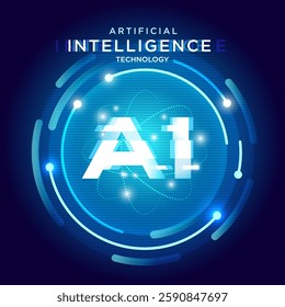 Interact with AI artificial intelligence virtual assistant chatbot in concept of AI artificial intelligence prompt engineering, AI deep learning to use generative AI for work support.