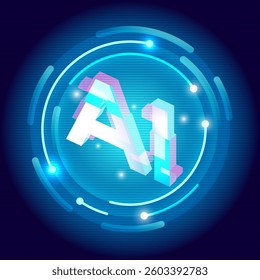 Interact with AI artificial intelligence virtual assistant chatbot in concept of AI artificial intelligence prompt engineering, AI deep learning to use generative AI for work support.