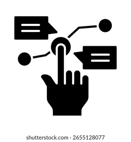 Interaction Icon Element For Design