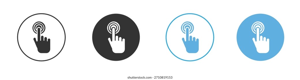 Interaction icon. Graphic icon design template