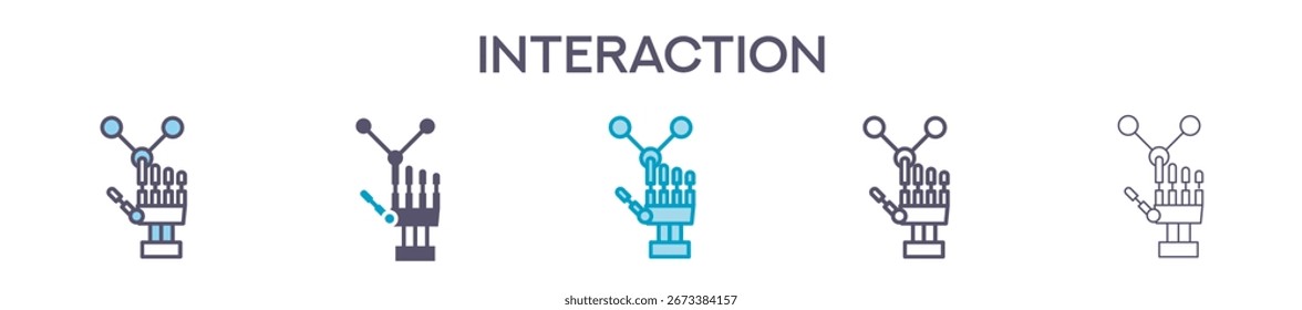 Interaction Icon Pack For Graphic Design - Multiple Styles
