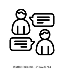 Interaction  icon in vector. Logotype
