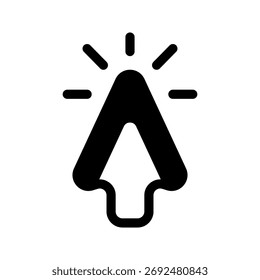 Interaction Icon Vector Symbol Design Illustration