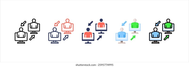 Interaction Multi Style Icon Set