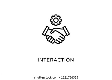 Interaction Outline Icons - Stroked, Vectors