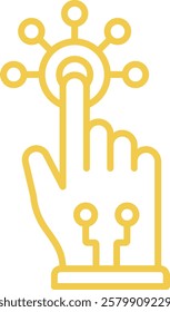 Interaction vector icon. Can be used for printing, mobile and web applications.