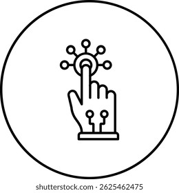 Interaction vector icon. Can be used for printing, mobile and web applications.