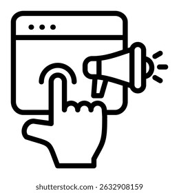 Interactive Content Icon Element For Design