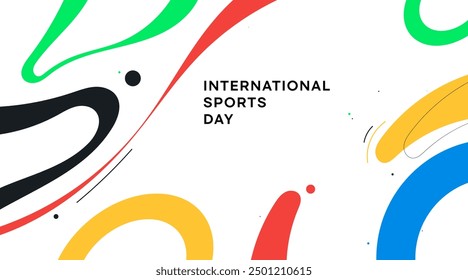 Interactive and dynamic sports themed backdrop for world sports tournament celebrations. backdrop to celebrate sporting events around the world