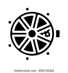 interactive electric pet toy glyph icon vector. interactive electric pet toy sign. isolated contour symbol black illustration
