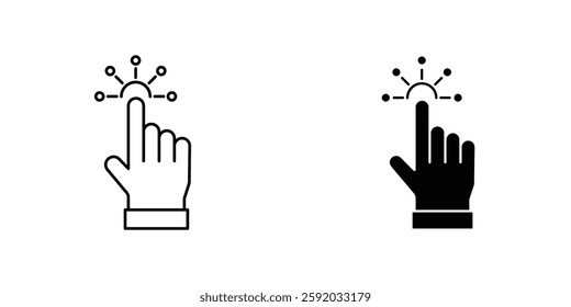 Interactive icon symbol collection on white background.