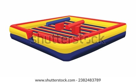 Interactive Inflatable Gladiator Joust Arena Game, INFLATABLE GAME , outdoor adult activity