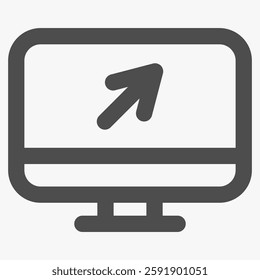 interactive lesson, education and school icons