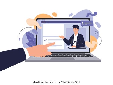 Experiência de aprendizagem on-line interativa que oferece educação virtual eficaz