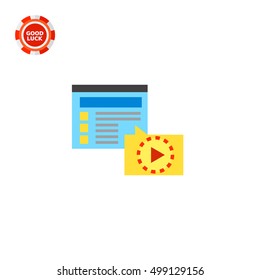Interactive Tutorial with Video File Icon