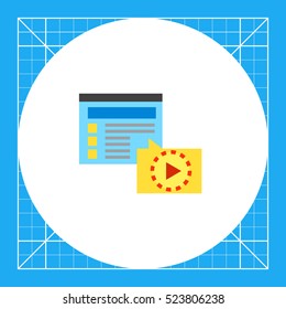 Interactive Tutorial with Video File Icon