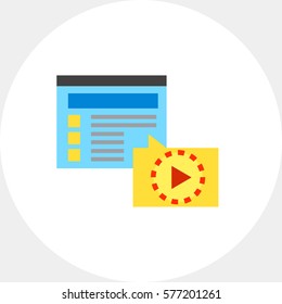 Interactive Tutorial with Video File Icon