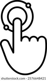 Interactive vector icon. Can be used for printing, mobile and web applications.