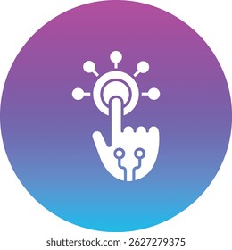 Interactive vector icon. Can be used for printing, mobile and web applications.
