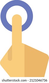 Icono de interactividad, signo de realidad aumentada y símbolos.