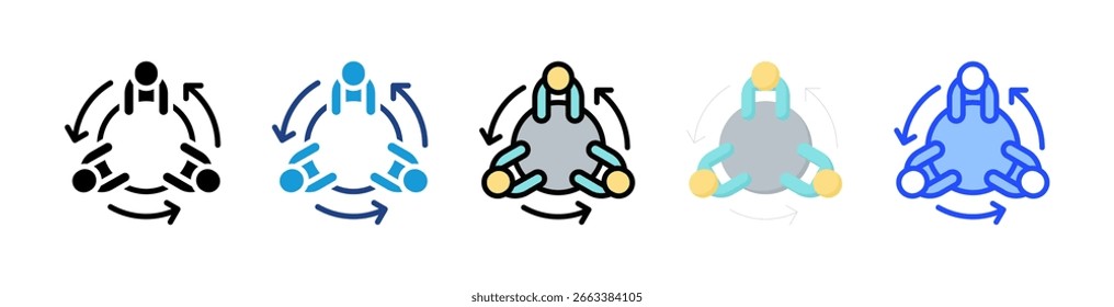 Interchange Icon Element For Design