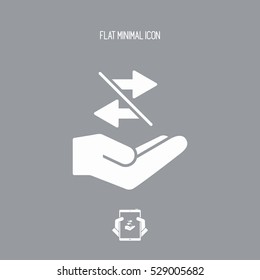 Interchange service - Minimal vector icon
