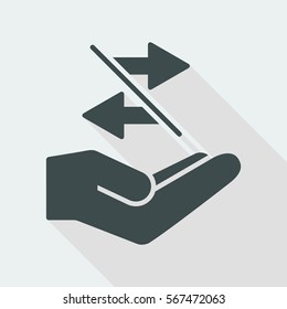 Interchange service - Minimal vector icon