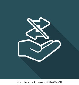 Interchange service - Minimal vector icon