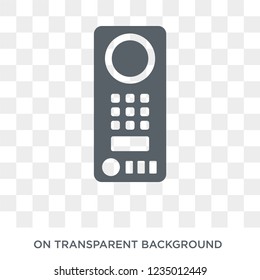 Intercom icon. Trendy flat vector Intercom icon on transparent background from smart home collection. 