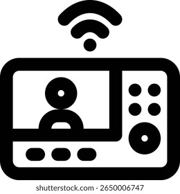 Intercom, Smart Home, Smart House Gliederungssymbol