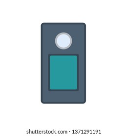 Intercom system vector icon home security. House door control isolated. Safety access protection alarm entrance bell