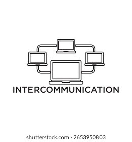 intercommunication icon , website icon