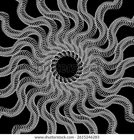 interconnected beauty of intricate pattern  of form and function, a symbol of growth and boundless  mathematical artistry.