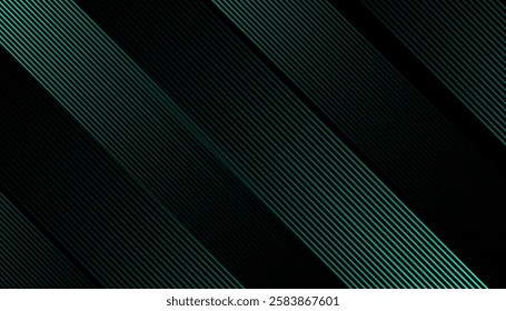 Interconnected Circular Abstract Design with Futuristic Teal and Gradient Patterns: A Modern, Stylish, and Aesthetic Concept for Corporate Innovation, Business Technology, Digital Marketing, and Pro

