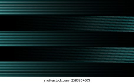 Interconnected Circular Abstract Design with Futuristic Teal and Gradient Patterns: A Modern, Stylish, and Aesthetic Concept for Corporate Innovation, Business Technology, Digital Marketing, and Pro

