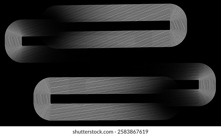 Interconnected Circular Abstract Design with Futuristic Teal and Gradient Patterns: A Modern, Stylish, and Aesthetic Concept for Corporate Innovation, Business Technology, Digital Marketing, and Pro

