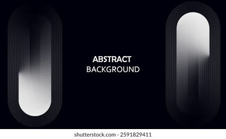 Interconnected Circular Abstract Design with Futuristic Teal and Gradient Patterns: A Modern, Stylish, and Aesthetic Concept for Corporate Innovation, Business Technology, Digital Marketing, and Pro