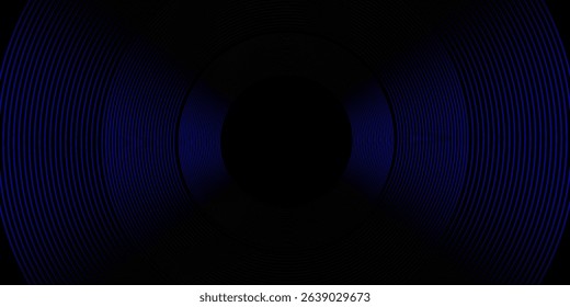 Interconnected Circular Abstract Design with Futuristic Teal and Gradient Patterns: A Modern, Stylish, and Aesthetic Concept for Corporate Innovation, Business Technology, Digital Marketing, and Pro
