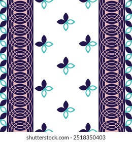 interconnected  geometric seamless repeat pattern 