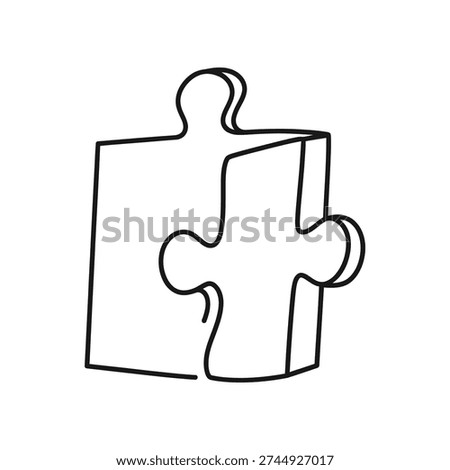 Interconnected puzzle pieces coming together in unity and harmony