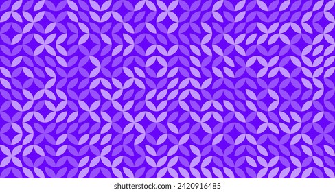 Interconnecting circles and ovals abstract retro fashion texture