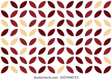 Interconnecting circles and ovals abstract retro fashion texture