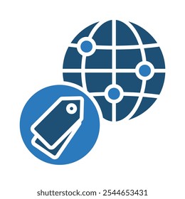 Intercontinental Deals icon line vector illustration