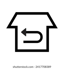 Icono del sistema Intercooler. icono del sistema de ventilación de la casa. icono de vector de línea en fondo blanco. diseño de alta calidad. trazo de estilo lineal editable. icono de vector.