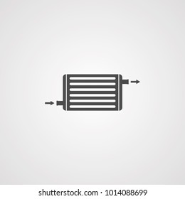 Intercooler vector icon